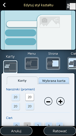 Dostosuj wygląd swoich kart i stron.